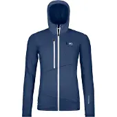 Ortovox - Women's Fleece Grid Hoody - Fleecevest S, blauw
