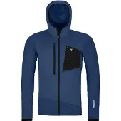Ortovox - Fleece Grid Hoody - Fleecevest L, blauw