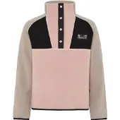 Didriksons Yokto, fleecetrui, junior, roze