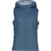 CMP - Women's Vest Fix Hood - Synthetische bodywarmer 38, blauw