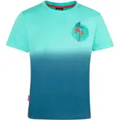TROLLKIDS - Kid's Yttersand Beach T - T-shirt 164, turkoois