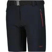 CMP - Girl's Bermuda with Belt - Short 164, zwart/blauw