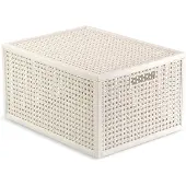 Curver Kaya Opbergmand - 20L - 37,6x30x20,7 cm - Wit