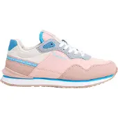 Pepe Jeans Meisjes Trainers Londen Fenix roze (37), Plat, Veters, Casual, kinderkleding PGS40015