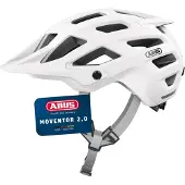 ABUS MTB-helm Moventor 2.0 - comfortabele fiethelm voor off-road gebruik - All-Mountain helm - voor dames en heren - Wit, maat M