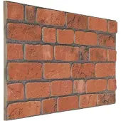 vidaXL Wandpanelen 10 st 100 x 50 cm Terracotta EPS-schuim