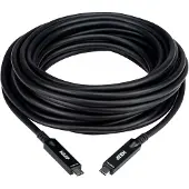 Aten UE3410F actieve optische Ultra HD-kabel met USB-C, zwart, 10 meter