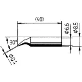 Ersa 0842ID Soldeerpunt Potloodvorm, Ersadur Grootte soldeerpunt 0.4 mm Inhoud: 1 stuk(s)