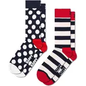 Happy socks Sokken '2-Pack Big Dot Socks' donkerblauw