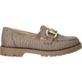 Rieker Instappers beige / zwart / wit
