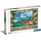 Clementoni - Puzzel - 3000 Stukjes - Terras aan het Meer - Puzzel Voor Volwassenen
