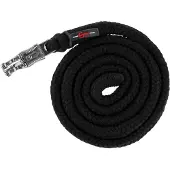 Kerbl Voorbrenglijn Classic soft, zwart, paniekhaak 2m