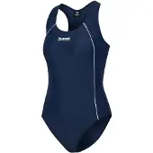 Hummel Sportbadpak 'Pulse Piping' enziaan / wit