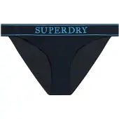 Superdry Logo Classic Bikinislip Blauw Grootte: 40