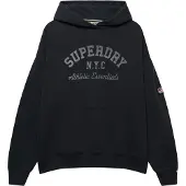 Superdry Sweatshirt 'Athletic Essentials' marine / donkergrijs