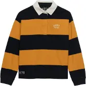 Superdry Shirt 'Heritage' donkergeel / zwart