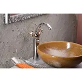 Sapho Antea 1-gats wastafelkraan verhoogd 30cm met pop-up waste chroom / goud
