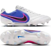 Nike Tiempo Ligera Pro Gras Voetbalschoenen (FG) Wit Blauw Felroze