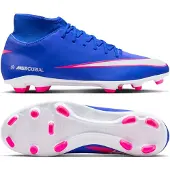 Nike Mercurial Superfly 10 Club Gras / Kunstgras Voetbalschoenen (MG) Blauw Wit Felroze