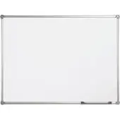MAUL Whitebord 2000, alu-profiel, magn., gel. staal, 100 x 200