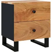 vidaXL Nachtkastjes 2 st 40x33x46 cm massief acaciahout