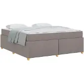 vidaXL Bedframe Taupe 180 x 200 cm Stof