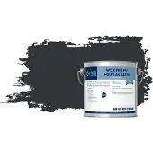 Wixx PRO PU Houtlak Satin RAL 7021 | Zwartgrijs 10L