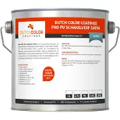 Dutch Color DCC PRO PU Schakelverf Satin RAL 9010 | Zuiver Wit 1L