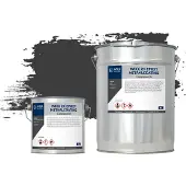 Wixx 2K Epoxy Metaalcoating RAL 9005 | Gitzwart 5L