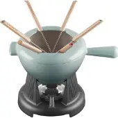 Le Creuset Fondue Set Sea Salt