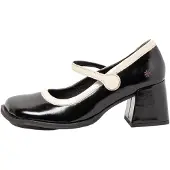 Art Dames Leren schoenen 1709 Verona zwart (40), Leer, 5 tot 8 cm, Gesp, Casual, Klassiek 1170911TG003_001