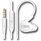 2GO 795574 In-Ear Sport-Headset "Active 1", weiss