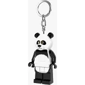 LEGO Minifiguur sleutelhanger met lichtfunctie, Panda Guy, 8 cm