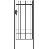 vidaXL Hekpoort BOXTEL 103 x 250 cm Gepoedercoat staal Grijs
