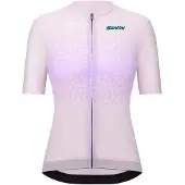 Santini Moon paars damesfietsshirt met korte mouwen || Maat: M