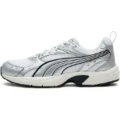 Puma Sneakers laag 'Milenio Tech' zilvergrijs / zwart / wit