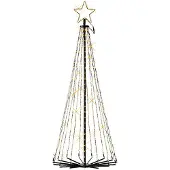 Lumineo Metalen kerstboom met verlichting | | 1.5 meter