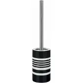 Spirella TUBE TOILETBORSTEL 42X10.5CM ZWART & WIT