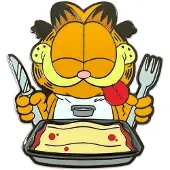 Youtooz Garfield Pin Badge Disco Garfield Lasagna Dinner 5 cm