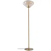 LINDBY Vloerlampe , Lelia, Beige, Eetkamer, Glas, Designer