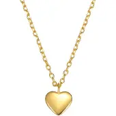 Hey Happiness Ketting 'Love Heart' goud