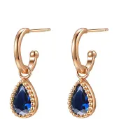 Hey Happiness Oorbellen 'September Birthstone' rose-goud