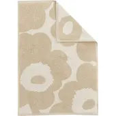Marimekko Unikko handdoek 50x70 cm Off white-linnen