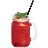 Olympia glazen cocktailbeker in weckpot stijl (Pack 12)