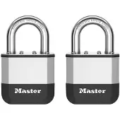 Master Lock Hangslot | | Elite Heavy Duty Lock | 2 stuks | 52 mm