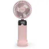 Nedis Hand Ventilator | 90 mm | 6-Snelheden | Roze