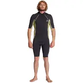 Billabong Absolute 2/2 Mm Shorty Met Korte Mouwen En Rits Op De Rug