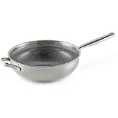 Habonne hybrid RVS triply Wokpan PFAS vrij - 28cm