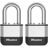 Master Lock Hangslot | | Elite Heavy Duty Lock | 2 stuks | 52 mm