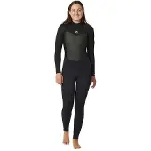 Rip Curl Omega 43gb Steamer 4/3 Mm Dames Neopreen Wetsuit Met Lange Mouwen En Rugrits